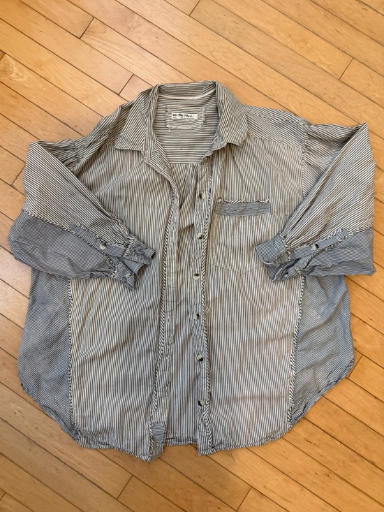 Free People Tops - Free People Striped Buttondown Shirt